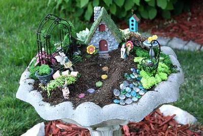 Wanted: birdbath or clay pots
